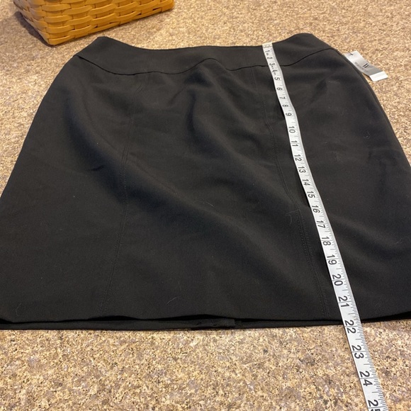 NWT Worthington Black Lined Skirt 10 - Picture 6 of 12